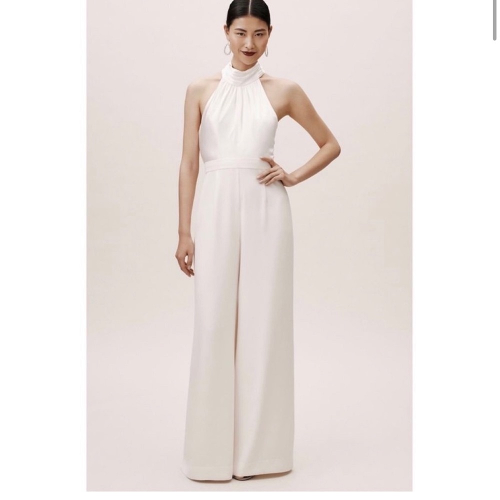 Jill stuart white jumpsuit